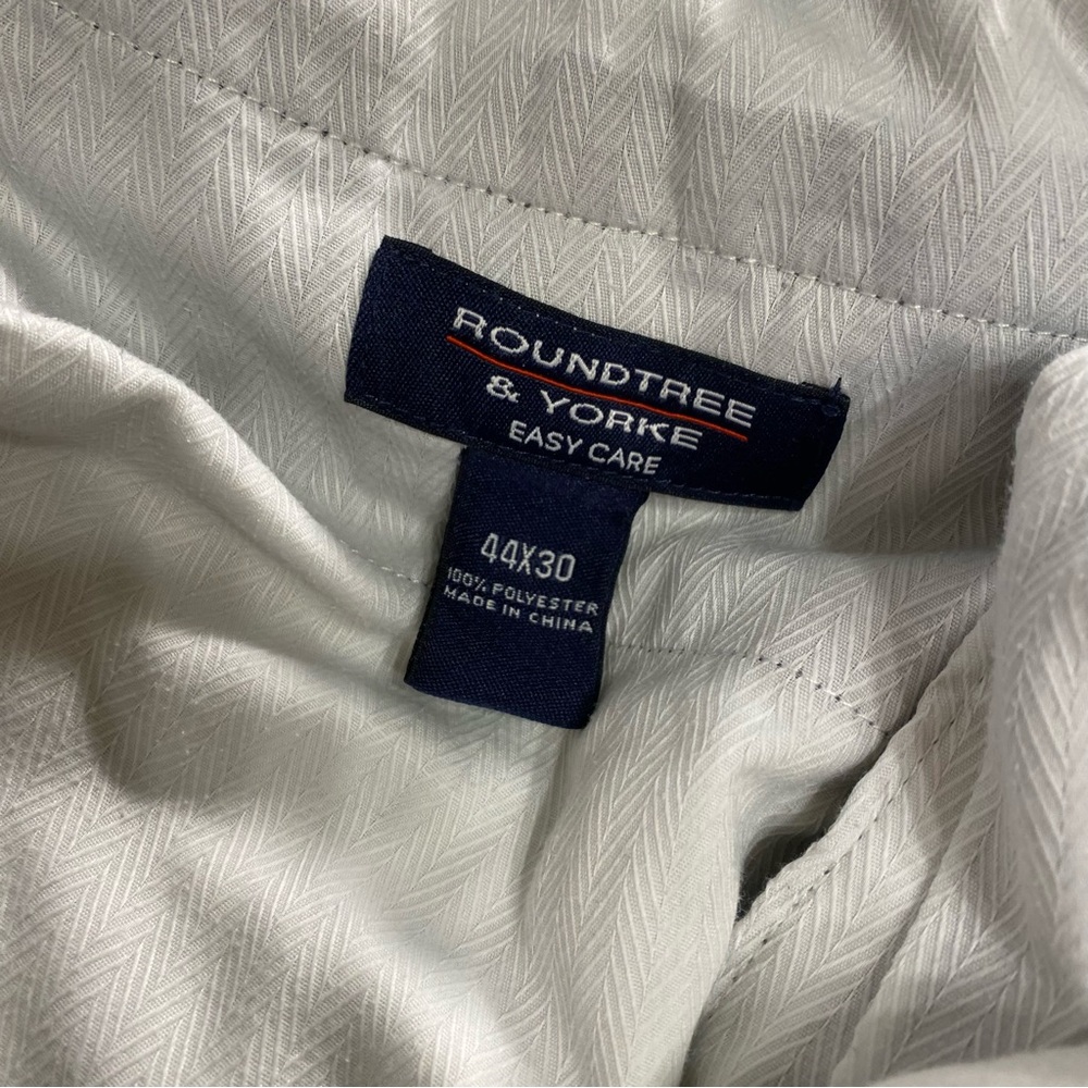 Roundtree & Yorke Pleated Black Dress Pants 44x30 - Picture 2 of 3